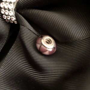 Authentic Pandora Murano Glass  purple bead